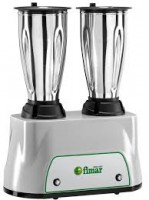 FRULLATORE DOPPIO PROFESSIONALE CON BICCHIERE INOX
